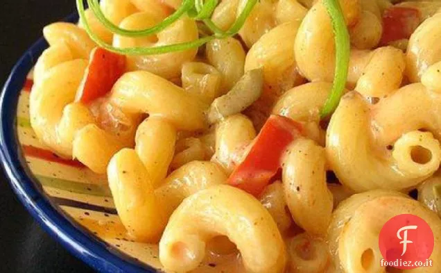 Maccheroni messicani a basso contenuto di grassi e formaggio