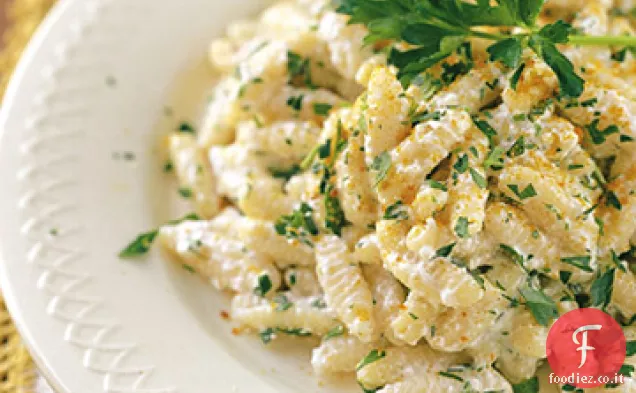 Pasta con Ricotta e Bottarga