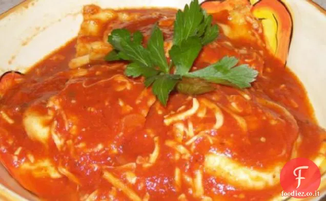 Casseruola di ravioli a fornello lento