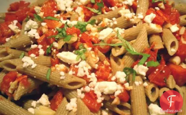 Pasta di fine estate con Pomodoro, Basilico e Feta