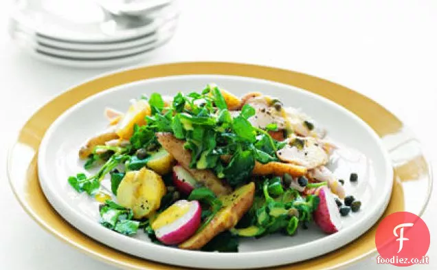 Pollo e patate con Vinaigrette di Senape