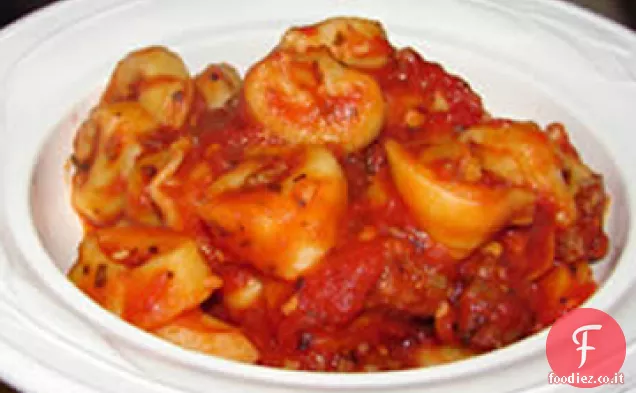 Tortellini di formaggio a cottura lenta