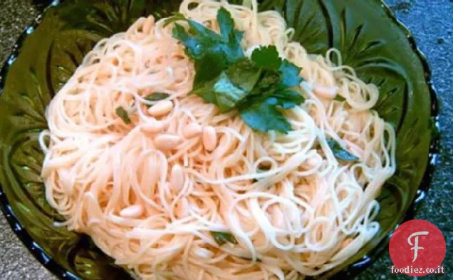 Capelli d'angelo con Limone e pinoli