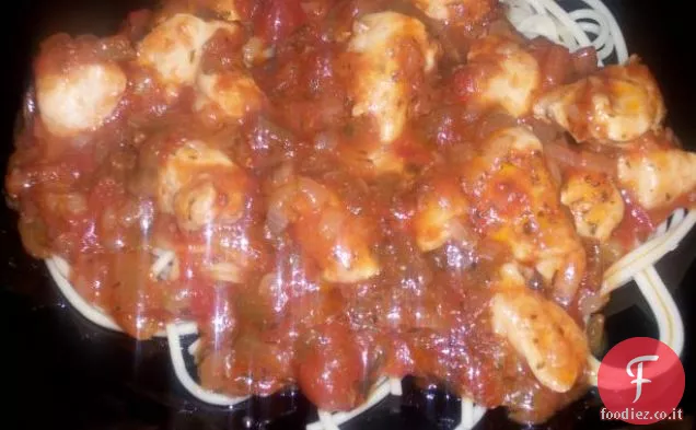 Angel Hair Pasta con Salsa di Pomodoro arrosto