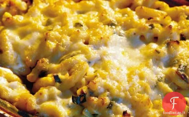 Formaggi Mac e Texas con peperoncini arrostiti