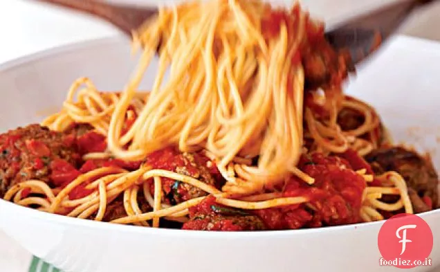 Spaghetti classici e polpette