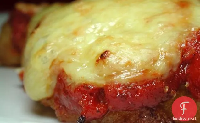 La mia Parmigiana di pollo con salsa di pasta fatta in casa