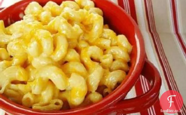 Maccheroni e formaggio deliziosi e facili