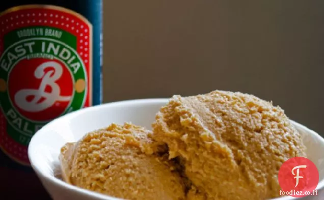 Gelato al caramello alla birra