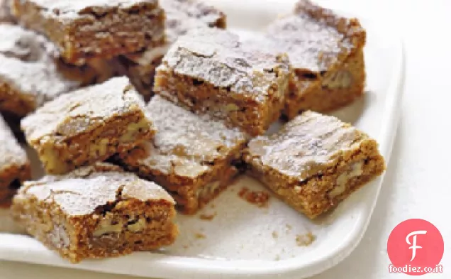 Cannella Pecan Blondies Ricetta