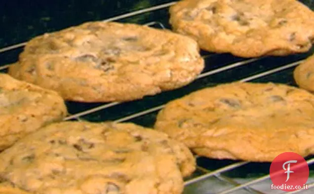 Tre biscotti al cioccolato
