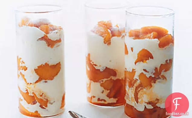 Parfaits alla Pesca brandita