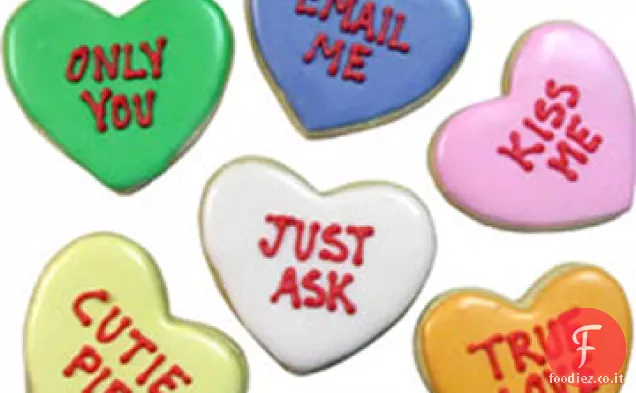 I migliori biscotti di zucchero di San Valentino