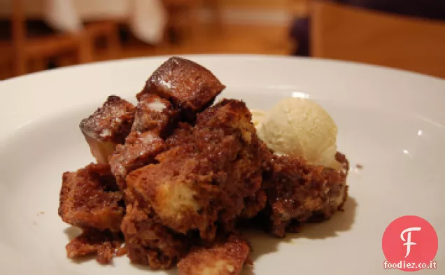 Budino di pane al cioccolato