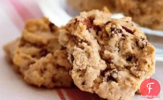 Biscotti di farina d'avena con gocce di cioccolato