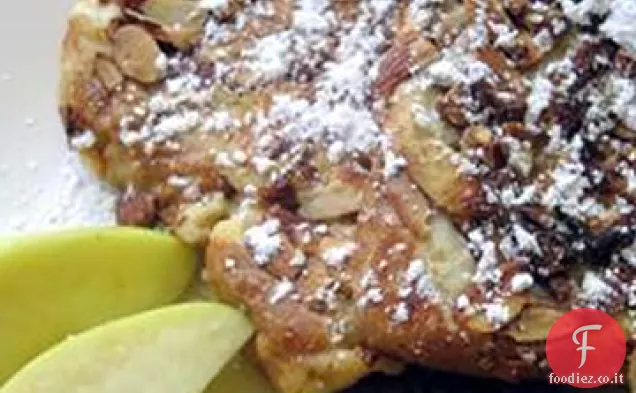 Toast alla francese di mandorle