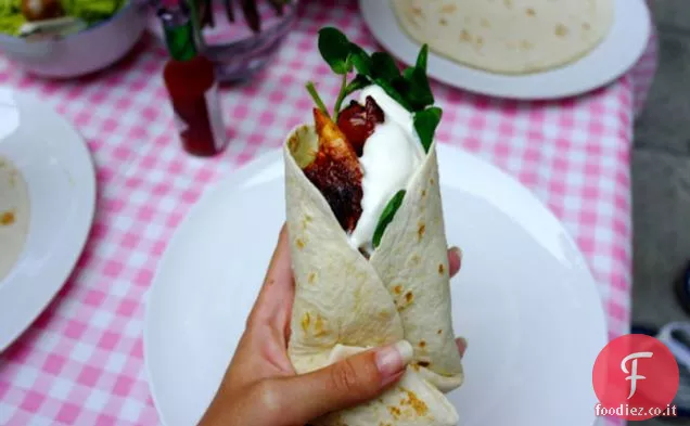 Starlit piccante al limone pollo Avvolge