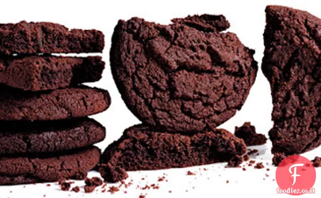Biscotti giganti di zucchero al cioccolato