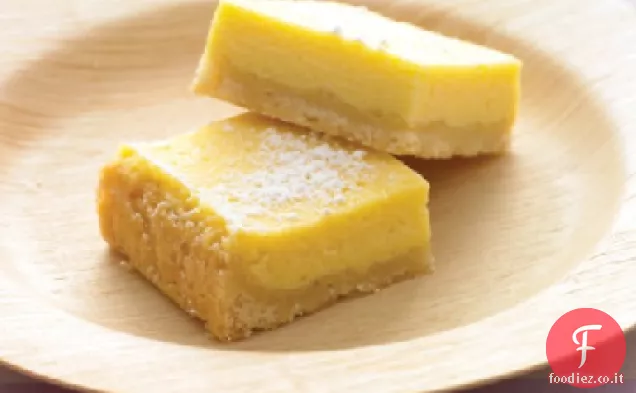 Quadrati cremosi al limone