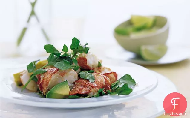 Insalata di avocado e aragosta