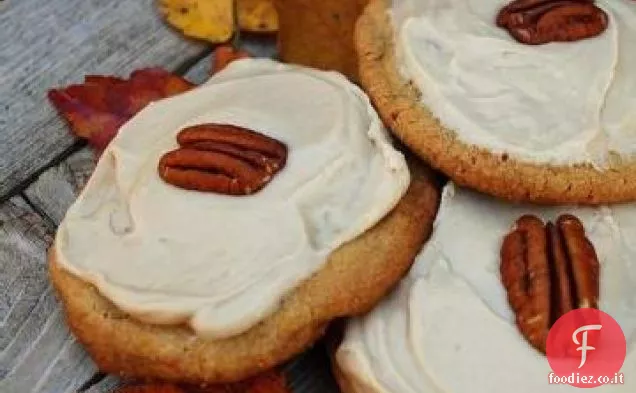 Biscotti al burro di pecan glassato