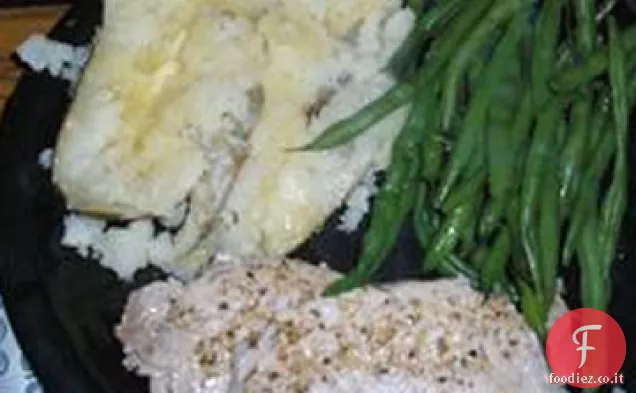 Semplice ma impressionante Limone Pepe Braciole di maiale