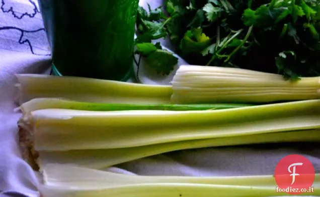Succo di cetriolo coriandolo