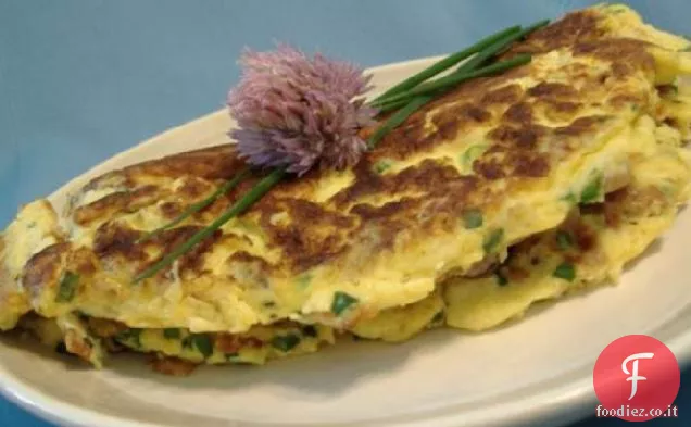 Flaeskeaeggekage (Pancetta danese & uovo Pancake / frittata)