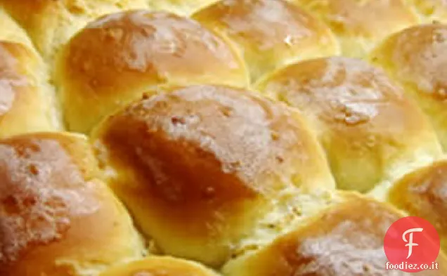 Rotoli di farina d'avena a pasta madre