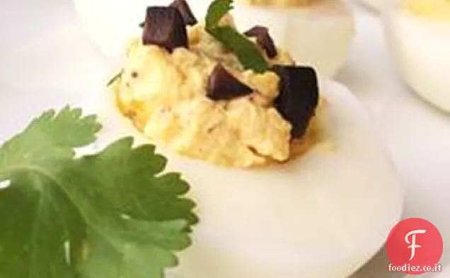 Uova alla diavola in stile messicano