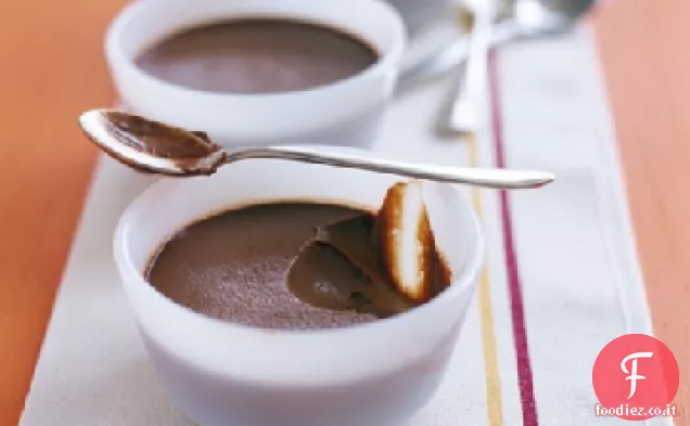 Tazze di crema al cioccolato