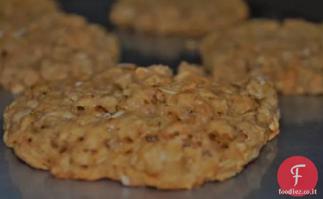Biscotti al cioccolato di farina d'avena (senza uova)