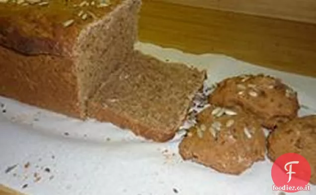 Pane integrale di semi di grano