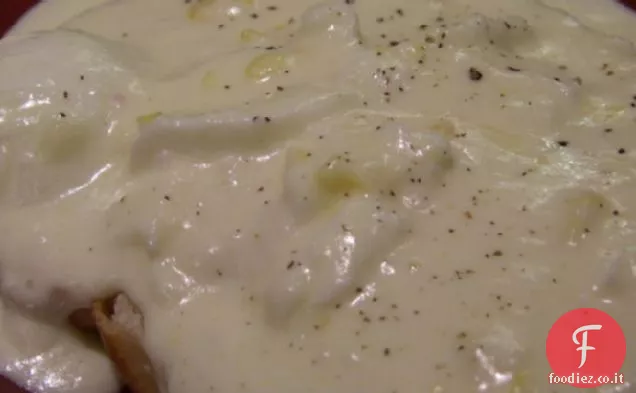 Decadente Crema di uova su pane tostato