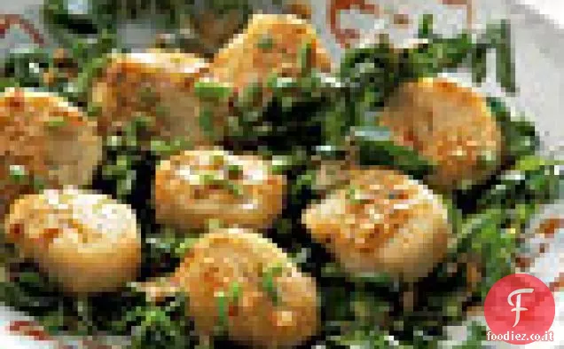 Sauté di capesante con salsa di Miso