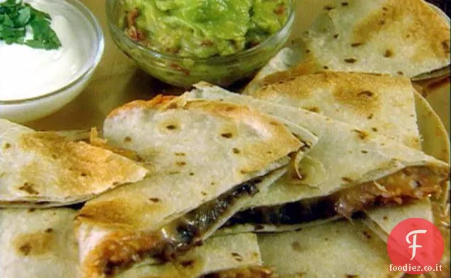 Quesadilla di fagioli neri