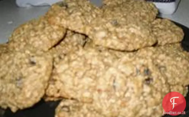 Biscotti di farina d'avena all'uvetta della mamma
