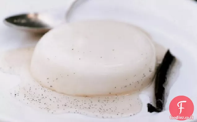 Panna Cotta con Sciroppo di Vaniglia