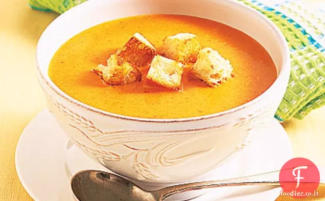 Zuppa di peperoni arrostiti