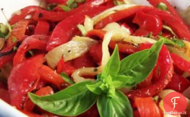 Peperoni Arrostiti con Basilico