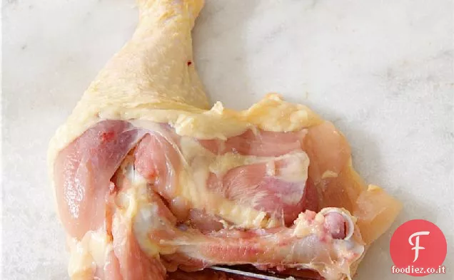Ballotine di pollo e funghi con fichi arrosto in padella e Crushe