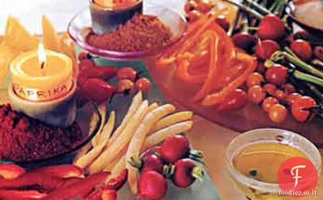 Cruditi con Olio d'Oliva e Sali Aromatizzati