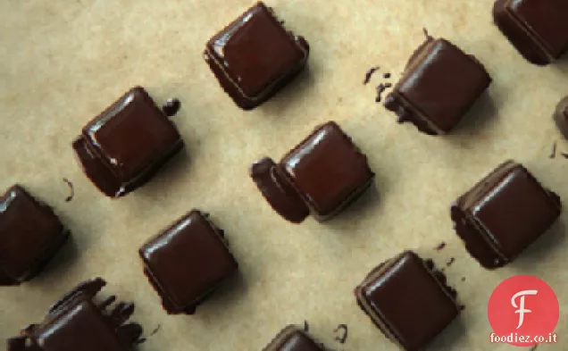 Ricetta di caramelle salate al cioccolato