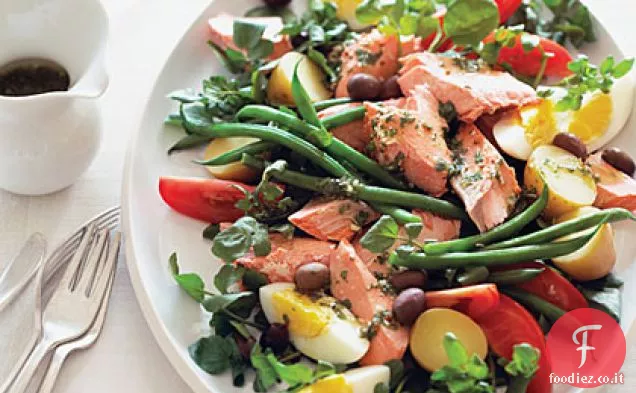 Salmone in camicia Niçoise