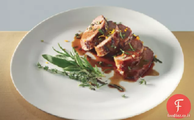 Maiale Marinato al Miele con Gremolata