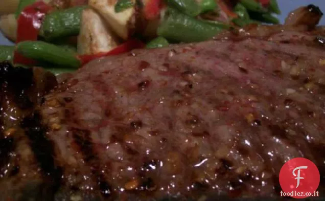 Bistecca al peperoncino e miele