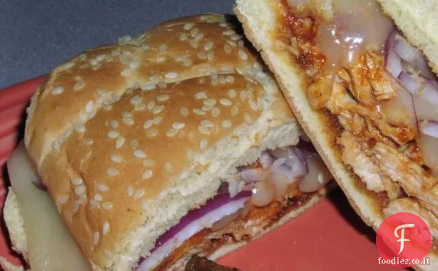 Hamburger di aglio al miele con maionese agrodolce