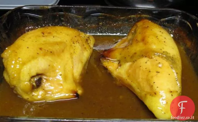 Super facile miele pollo al curry
