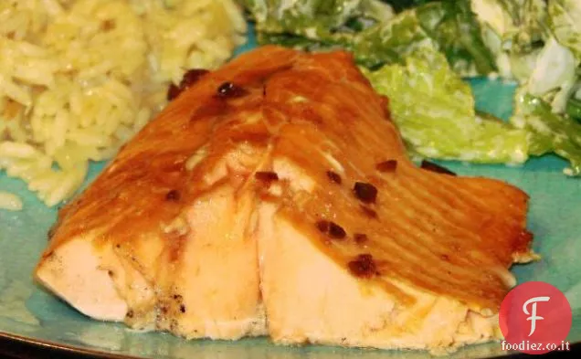 Pollo al forno in agrodolce