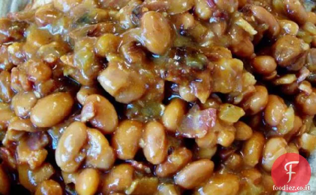 Fagioli al forno di acero piccante